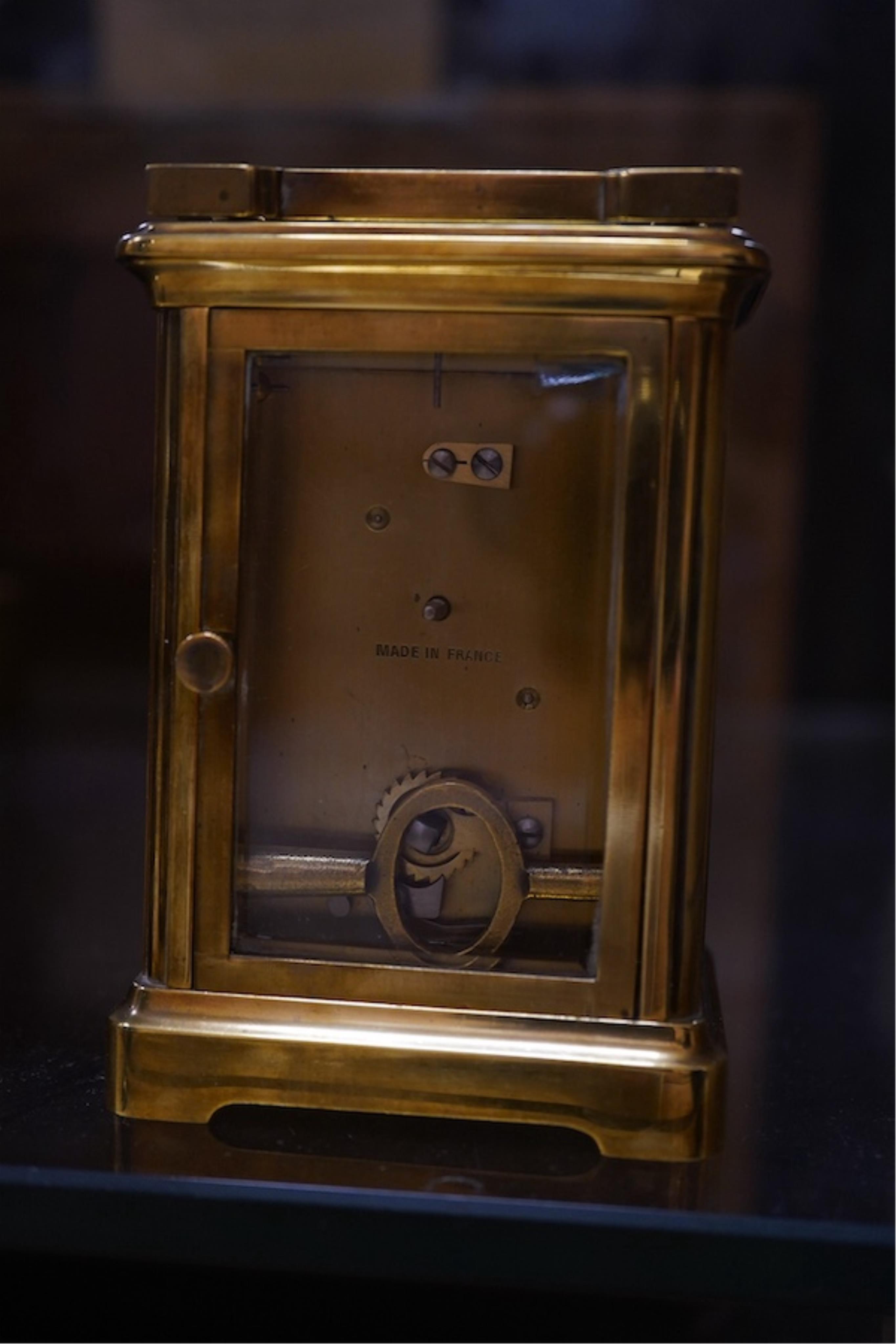 A brass cased carriage clock and assorted pocket watch movements, etc. Condition - varies